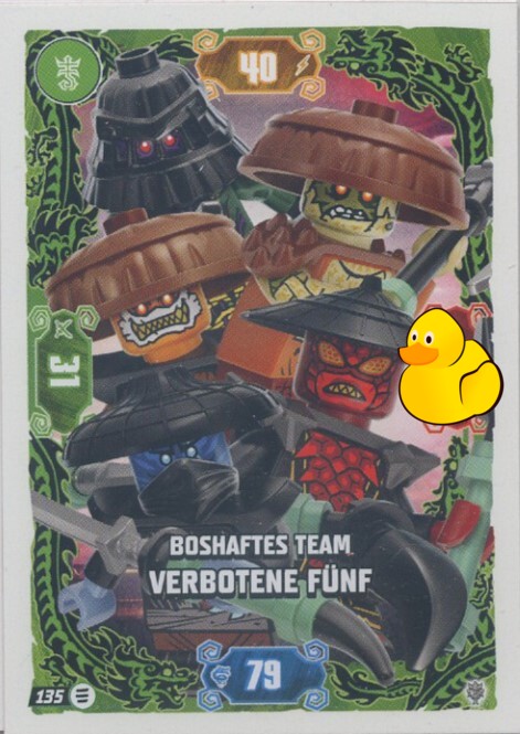 LEGO Ninjago Serie 11 | #135 Boshaftes Team Verbotene Fünf