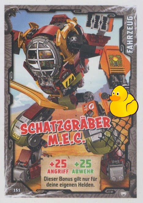 LEGO Ninjago Serie 2 | #151 Schatzgräber M.E.C 