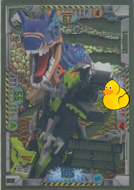 LEGO Jurassic World Serie 1 | #LE17 Allosaurus vs Dino-Mech