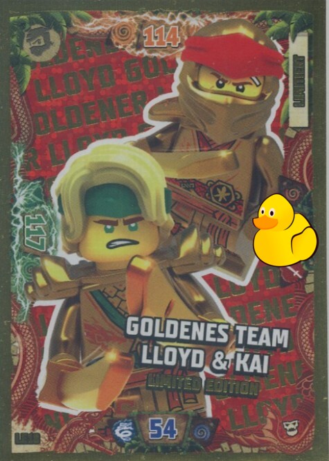 LEGO Ninjago Serie 6 Next Level | #LE18 Goldenes Team Lloyd & Kai