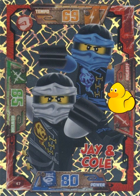 LEGO Ninjago Serie 1 | #047 Jay & Cole