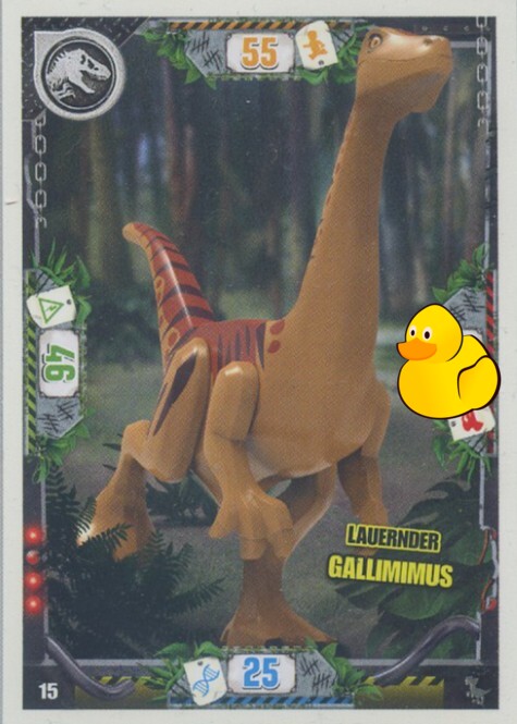 LEGO Jurassic World Serie 3 | #015 Lauernder Gallimimus