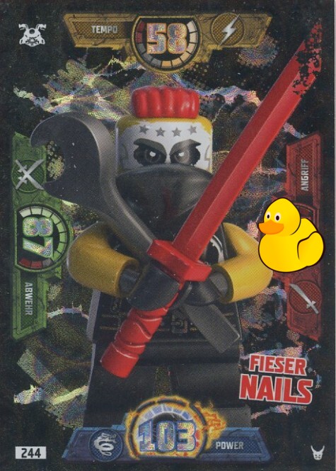 LEGO Ninjago Serie 3 | #244 Fieser Nails LEGO Ninjago Serie 3 | #244 Fieser Nails