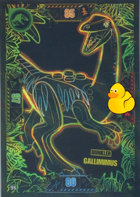 LEGO Jurassic World Serie 3 | #096 Dunkler Gallimimus