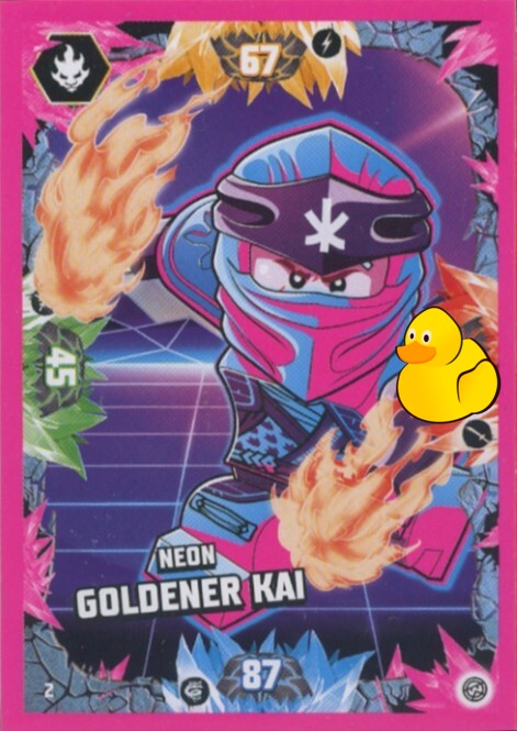LEGO Ninjago Serie 8 | #002 Neon Goldener Kai