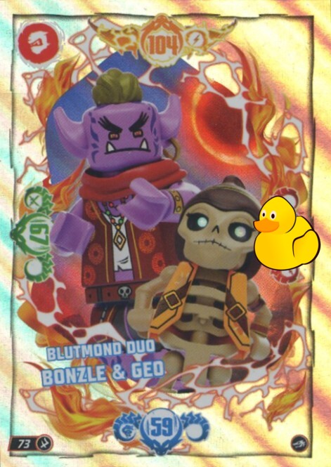 LEGO Ninjago Serie 10 |  #073 Blutmond Duo Bonzle & Geo