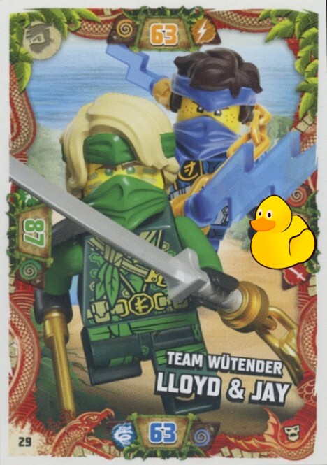 LEGO Ninjago Serie 6 Next Level | #029 Team Wütender Lloyd & Jay 
