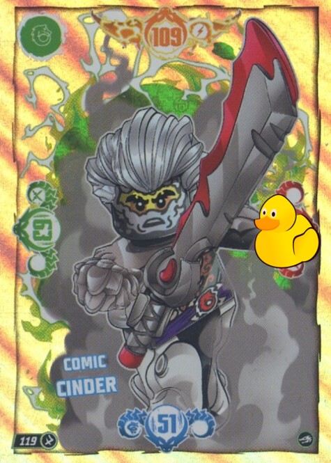 LEGO Ninjago Serie 10 |  #119 Comic Cinder