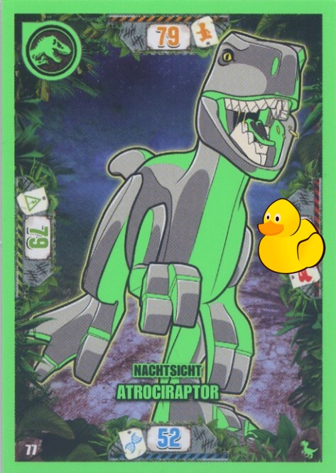 LEGO Jurassic World Serie 3 | #077 Nachtsicht Atrociraptor