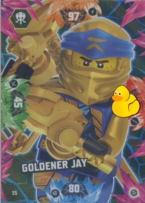 LEGO Ninjago Serie 8 | #015 Goldener Jay