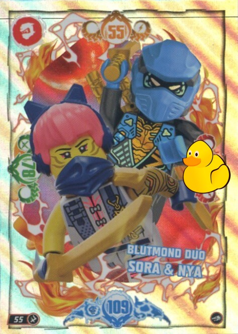 LEGO Ninjago Serie 10 |  #055 Blutmond Duo Sora & Nya