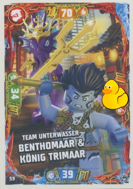 LEGO Ninjago Serie 7 | #059 Team Benthomaar & Trimaar