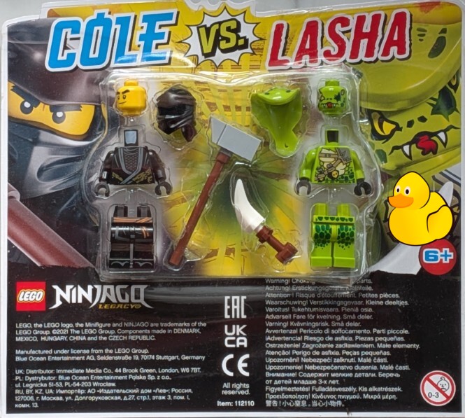 LEGO Ninjago | Minifiguren "Cole vs. Lasha"