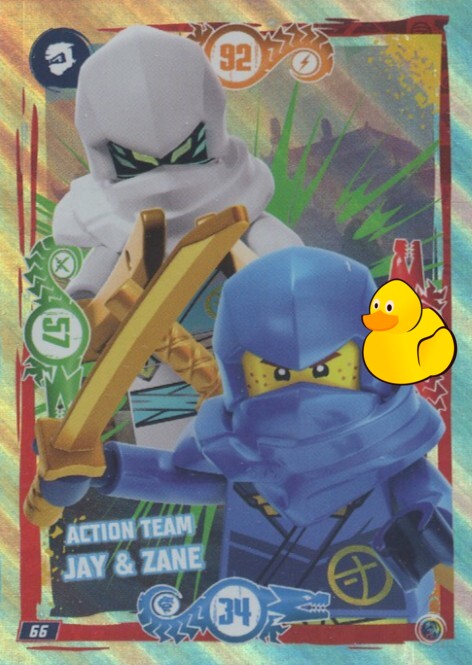 LEGO Ninjago Serie 9 | #066 Action Team Jay & Zane