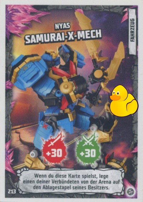 LEGO Ninjago Serie 8 | #213 Nyas Samurai-X-Mech