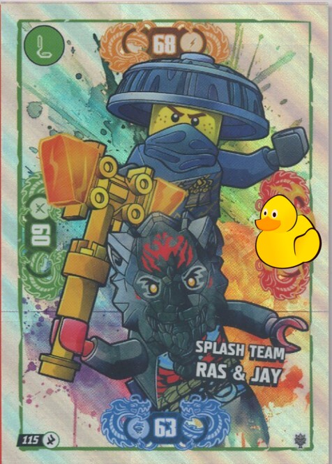 LEGO Ninjago Serie 11 | #115 Splash Team Ras & Jay
