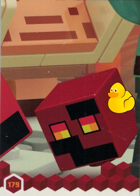 LEGO Minecraft Serie 3 | #179 Puzzlekarte Der Nether 8