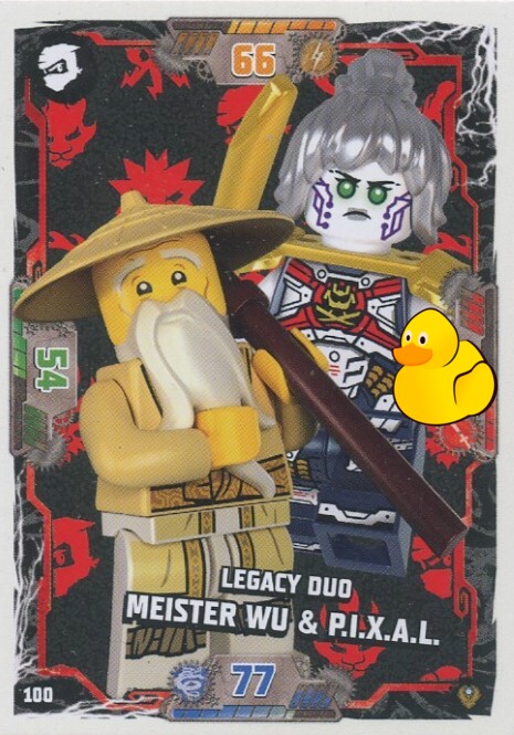 LEGO Ninjago Serie 9 Next Level  | #100 Legacy Duo Meister Wu & P.I.X.A.L.