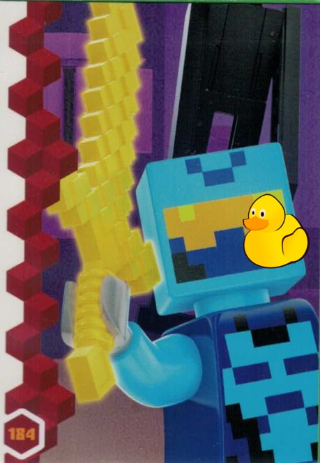 LEGO Minecraft Serie 3 | #184 Puzzlekarte Das Ende 4