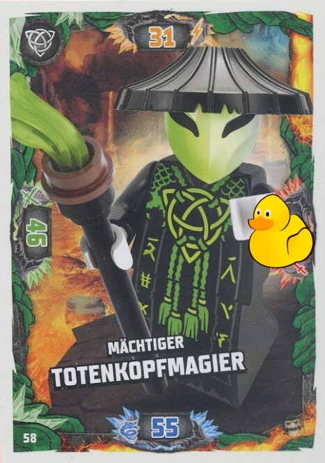 LEGO Ninjago Serie 6 Next Level | #058 Mächtiger Totenkopfmagier 
