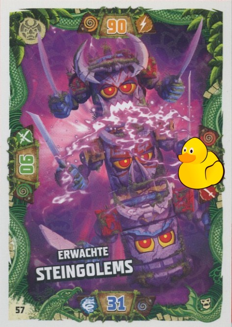 LEGO Ninjago Serie 6 Next Level | #057 Erwachte Steingolems 