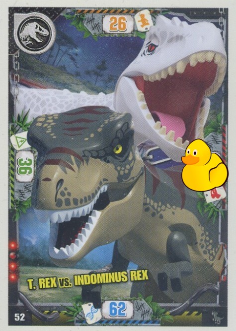 LEGO Jurassic World Serie 3 | #052 T. Rex vs. Indominus Rex