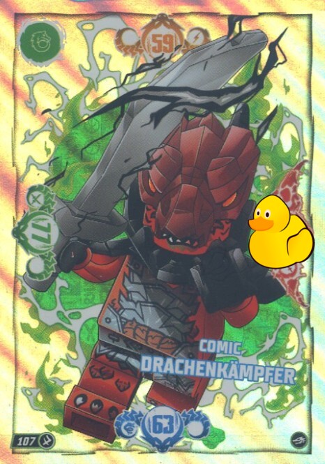 LEGO Ninjago Serie 10 |  #107 Comic Drachenkämpfer