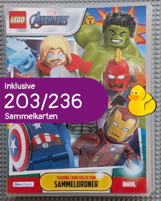 Avengers Serie 1 Sammelalbum mit allen Basiskarten (203 / 236)