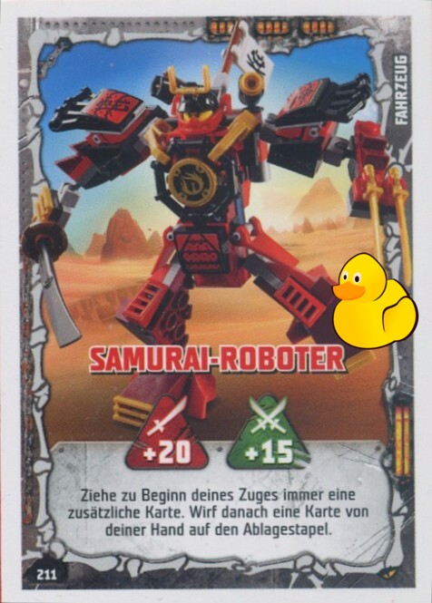 LEGO Ninjago Serie 4 | #211 Samurai-Roboter 