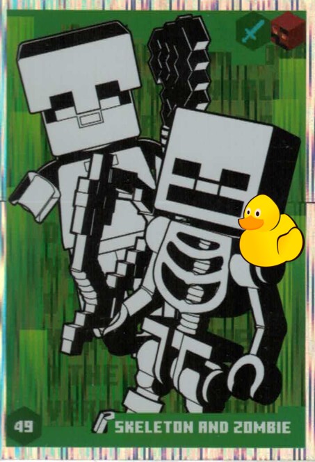 LEGO Minecraft Serie 3 | #049 Skeleton and Zombie