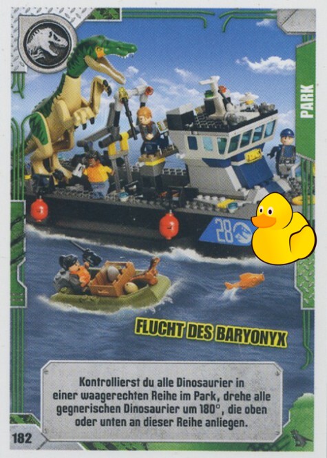 LEGO Jurassic World Serie 2 | #182 Flucht des Baryonyx