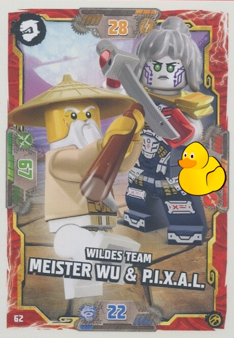 LEGO Ninjago Serie 7 | #062 Wildes Team Wu &  P.I.X.A.L.