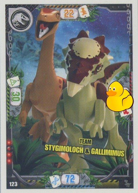 LEGO Jurassic World Serie 3 | #123 Team Stygimoloch & Gallimimus