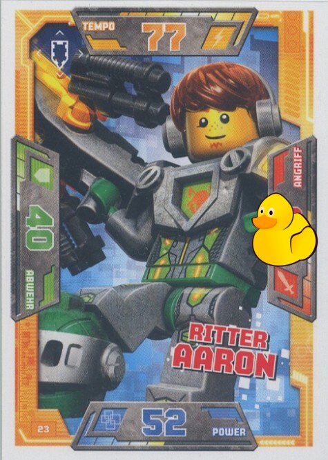 LEGO Nexo Knights Serie 1 | #023 Ritter Aaron