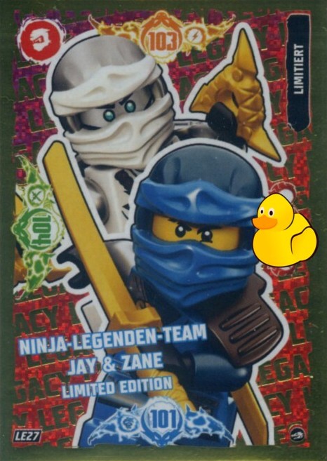 LEGO Ninjago Serie 10 | #LE027 Ninja-Legenden-Team Jay & Zane