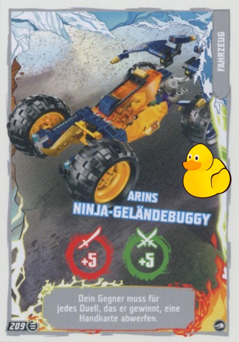 LEGO Ninjago Serie 10 |  #209 Arins Ninja-Geländebuggy