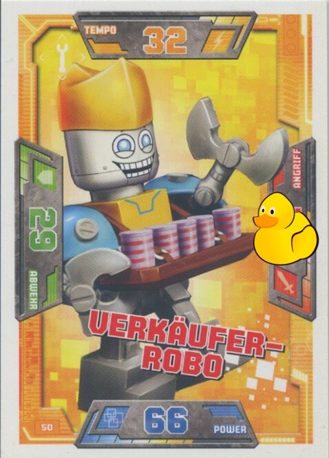 LEGO Nexo Knights Serie 1 | #050 Verkäufer-Robo