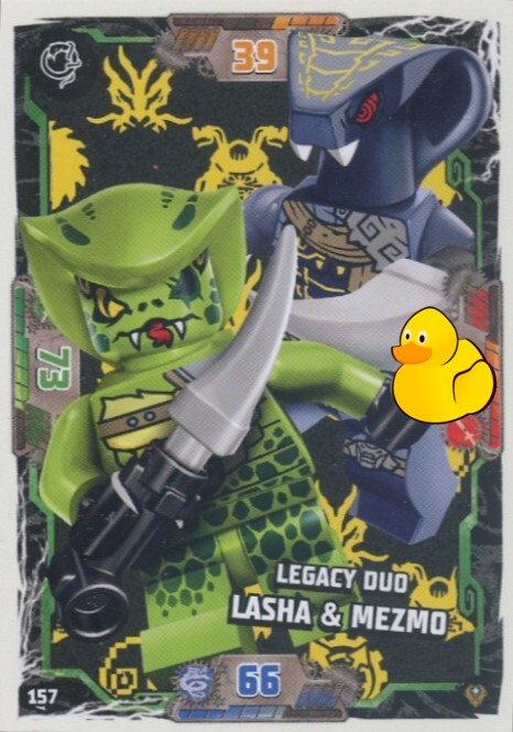 LEGO Ninjago Serie 9 Next Level  | #157 Legacy Duo Lasha & Mezmo