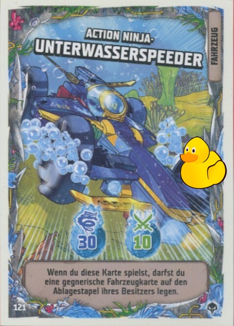 LEGO Ninjago Serie 7 Next Level | #121 Action Ninja-Unterwasserspeeder