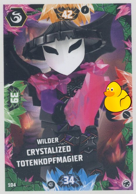 LEGO Ninjago Serie 8 Next Level | #104 Wilder Crystalized Totenkopfmagier