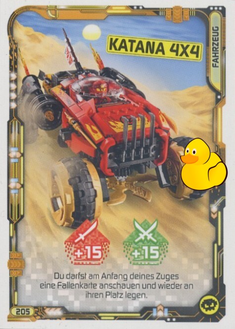 LEGO Ninjago Serie 5 | #205 Katana 4×4 