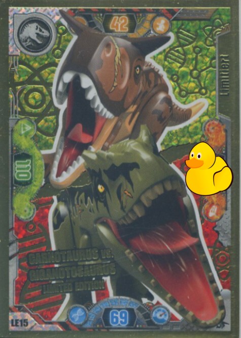 LEGO Jurassic World Serie 2 | #LE15 Carnotaurus vs Gigantosaurus