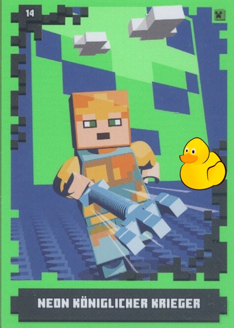 LEGO Minecraft Serie 1 | #014 Neon Königlicher Krieger