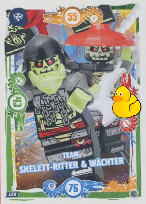 LEGO Ninjago Serie 9 | #139 Team Skelett-Ritter & Wächter
