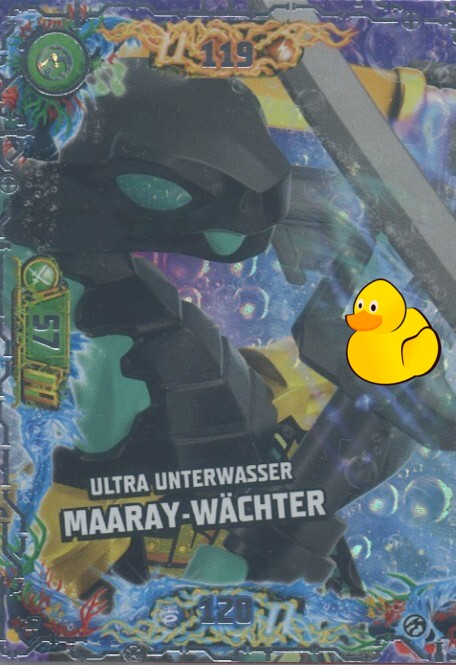 LEGO Ninjago Serie 7 | #017 U. Unterwasser Maaray Wächter