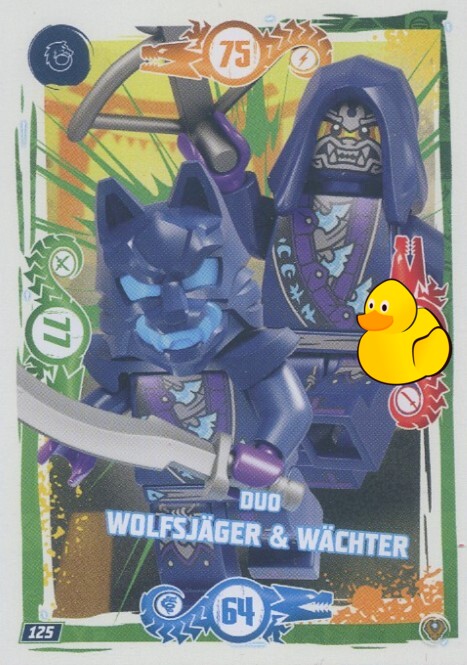 LEGO Ninjago Serie 9 Next Level  | #125 Duo Wolfsjåger & Wächter