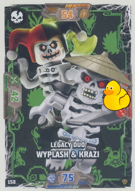 LEGO Ninjago Serie 9 Next Level  | #158 Legacy Duo Wyplash & Krazi