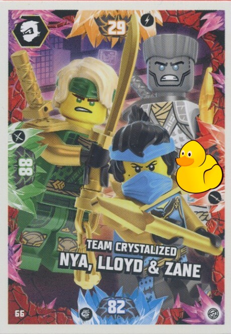 LEGO Ninjago Serie 8 | #066 Team Crystalized Nya, Lloyd & Zane