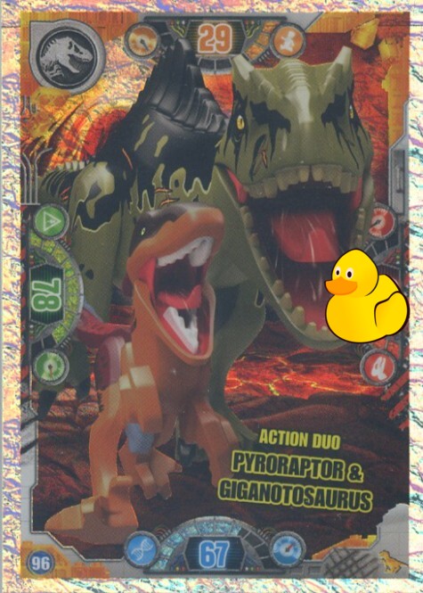 LEGO Jurassic World Serie 2 | #096 (Twin) Action Duo Pyroraptor & Giganotosaurus