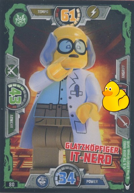 LEGO Ninjago Serie 3 | #080 Glatzköpfiger IT-Nerd 